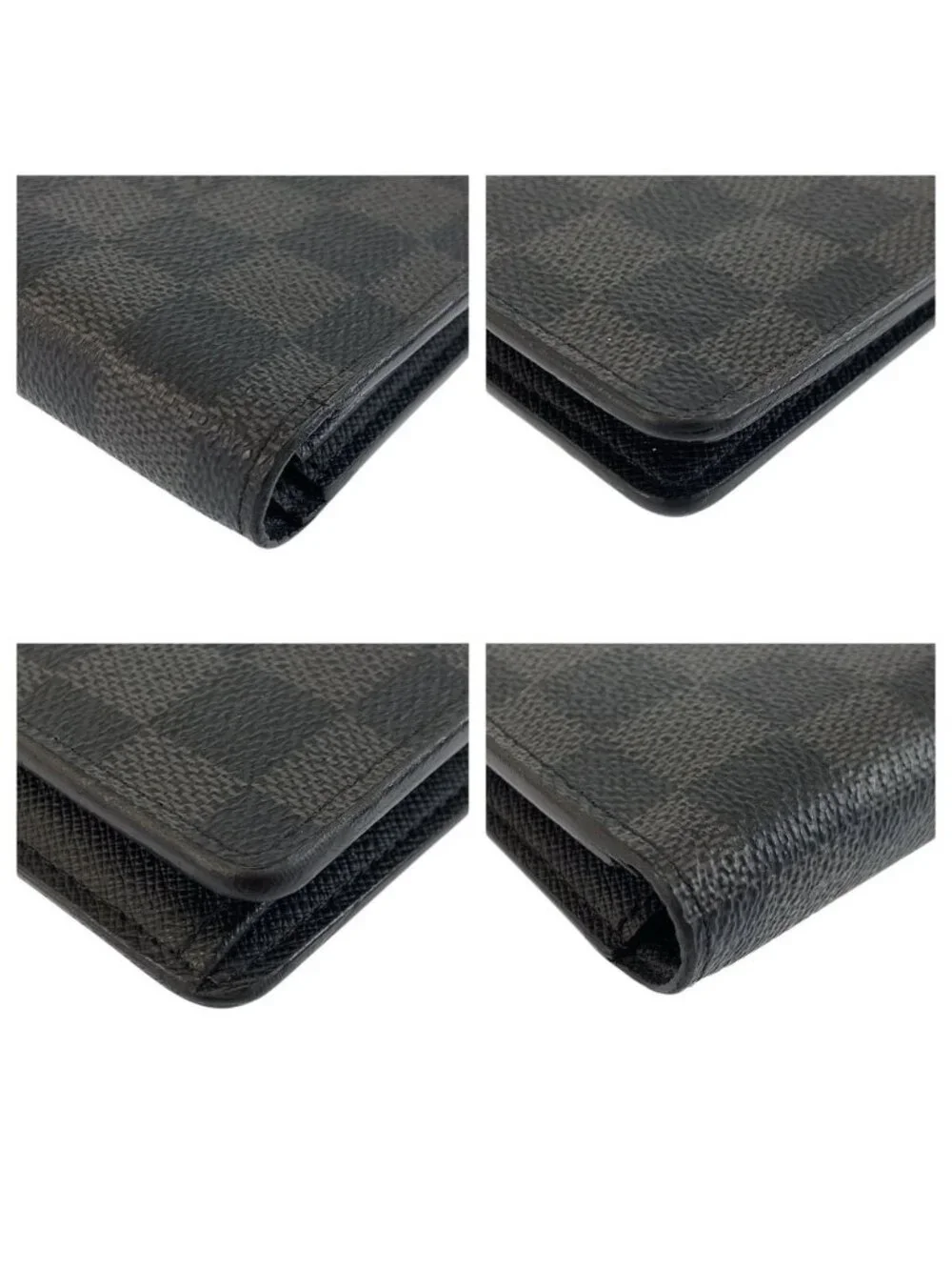 Louis Vuitton Damier Graphite Portefeuille Long Black Wallet Billfold